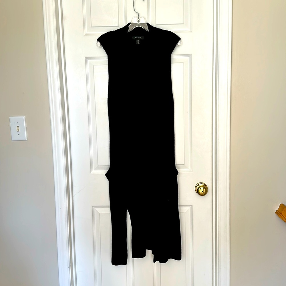 Halogen Sweater Duster sleeveless Cardigan